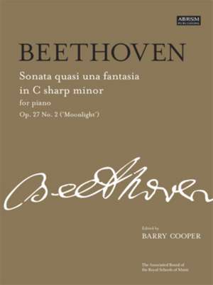 Sonata quasi una fantasia in C sharp minor, Op. 27 No. 2 ('Moonlight'): from Vol. II de Ludwig van Beethoven