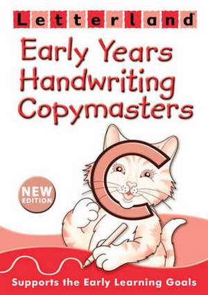 Early Years Handwriting Copymasters de Lyn Wendon