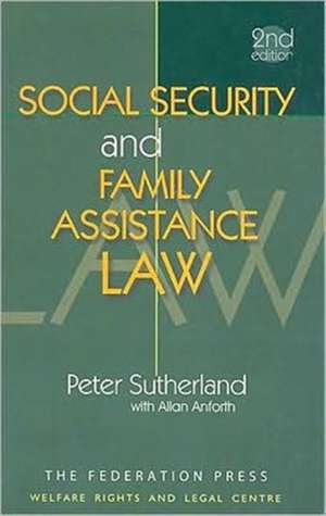 Social Security and Family Assistance Law: de Peter Sutherland