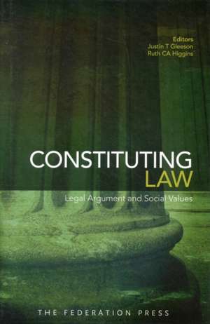 Constituting Law de Justin Gleeson