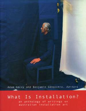 What Is Installation?: An Anthology of Writings on Australian Installation Art de Adam Geczy