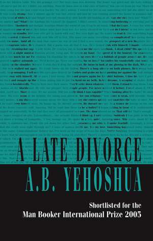 A Late Divorce de A. B. Yehoshua