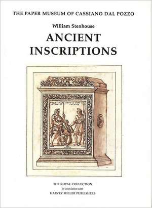 Ancient Inscriptions de William Stenhouse