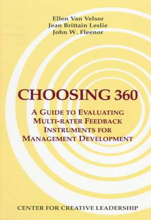 Choosing 360 de Ellen Van Velsor