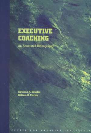 Executive Coaching de Christina A. Douglas