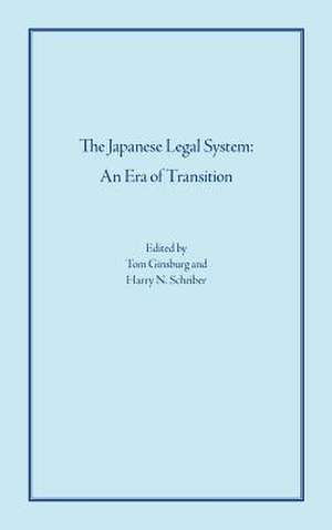 The Japanese Legal System: An Era of Transition de Tom Ginsburg