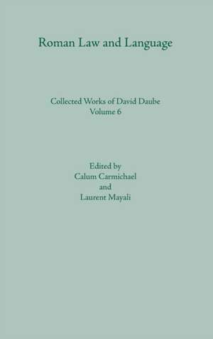 Roman Law and Language de Calum Carmichael