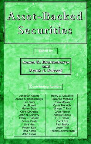 Asset–Backed Securities de AK Bhattacharya