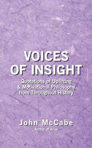 Voices of Insight de John McCabe