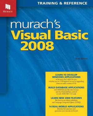 Murach's Visual Basic 2008 de Anne Boehm