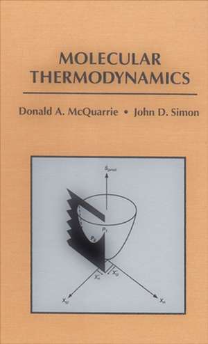 Molecular Thermodynamics de John Simon