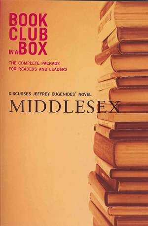 "Bookclub in a Box" Discusses the Novel "Middlesex" de Jeffrey Eugenides