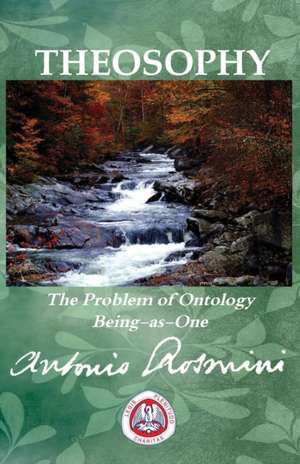 THEOSOPHY de Blessed Antonio Rosmini