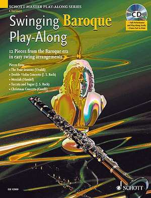 Swinging Baroque Play-Along for Clarinet [With CD (Audio)] de L'Estrange Alexander