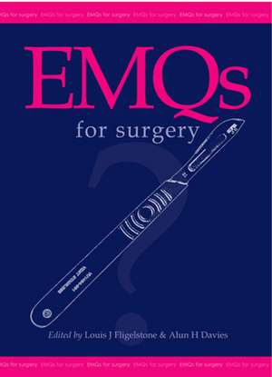 EMQs for Surgery de L. Fligelstone