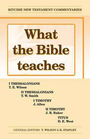 Wtbt Vol 3 Thessolonians Timothy Titus de various