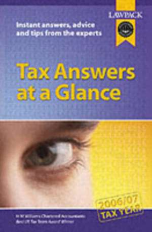 Tax Answers at a Glance de Pat Joseph