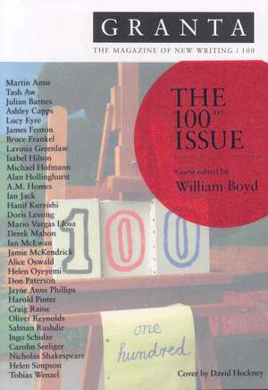 Granta 100 de William Boyd