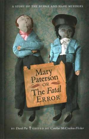 Pae, D: Mary Paterson, or, the Fatal Error de David Pae