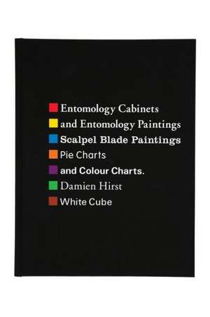 Entomology Cabinets and Entomology Paintings: Scalpel Blade Paintings, Pie Charts and Colour Charts de Damien Hirst