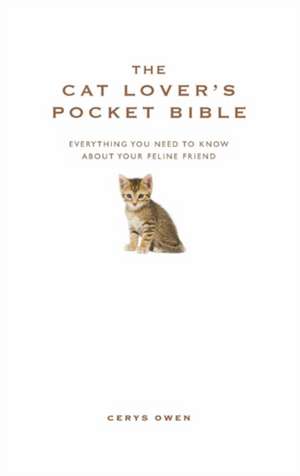 Cat Lover's Pocket Bible de Cerys Owen