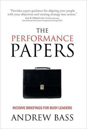 Bass, A: Performance Papers