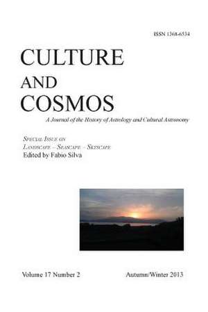 Culture and Cosmos Vol 17 Number 2 de Nicholas Campion