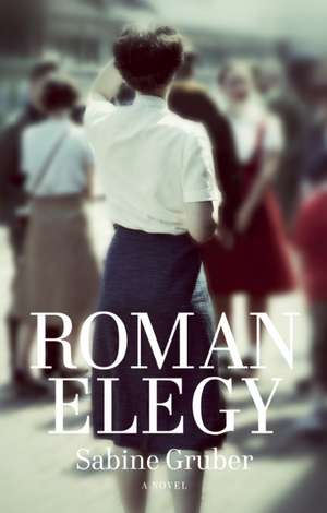 Roman Elegy de Sabine Gruber