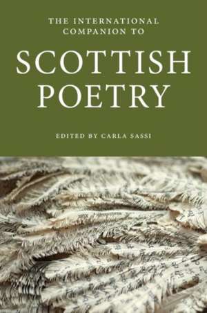 International Companion to Scottish Poetry de Carla Sassi