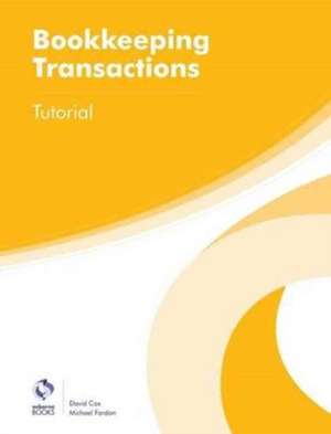 Bookkeeping Transactions Tutorial de David Cox