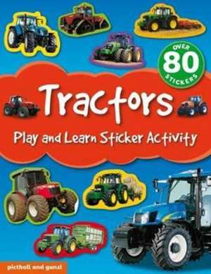 Play and Learn Sticker Activity: Tractors de Chez Picthall