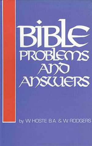 Bible Problems and Answers de William Hoste