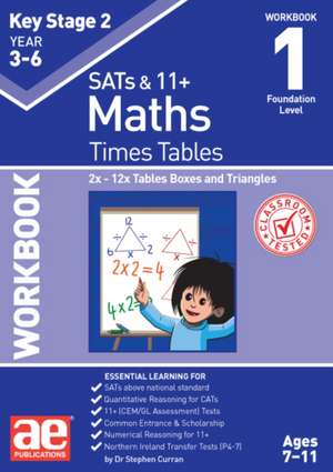 KS2 Times Tables Workbook 1 de Dr Stephen C Curran