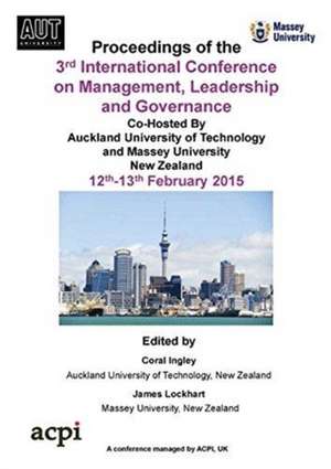 The Proceedings of The 3rdInternational Conference on Management, Leadership andGovernance de Coral Ingley