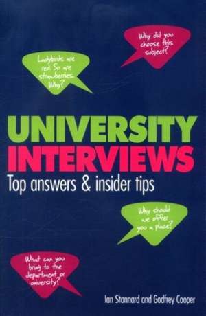 University Interviews de Ian Stannard