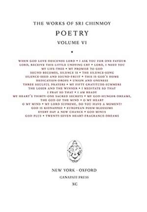 Poetry VI de Sri Chinmoy