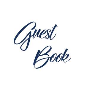 Navy Blue Guest Book, Weddings, Anniversary, Party's, Special Occasions, Memories, Christening, Baptism, Visitors Book, Guests Comments, Vacation Home Guest Book, Beach House Guest Book, Comments Book, Funeral, Wake and Visitor Book (Hardback) de Lollys Publishing