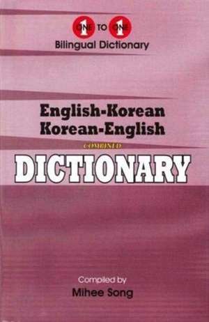 English-Korean & Korean-English One-to-One Dictionary (exam-suitable) de M. Song