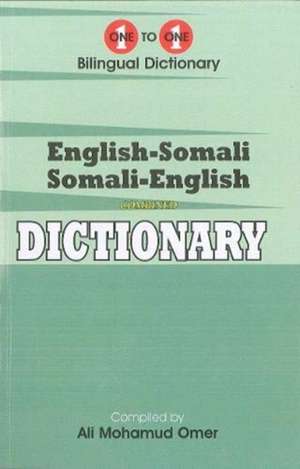 English-Somali & Somali-English One-to-One Dictionary de A. M. Omer