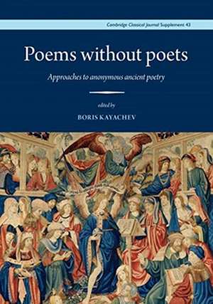 Poems without Poets de Boris Kayachev