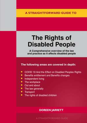 The Rights Of Disabled People de Doreen Jarrett