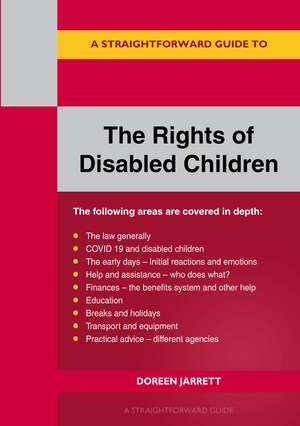 The Rights of Disabled Children de Doreen Jarrett