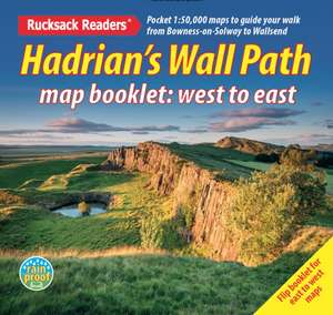 Hadrian's Wall Path map booklet de Jacquetta Megarry