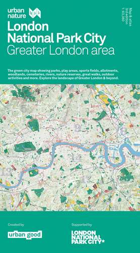 London National Park City: Greater London Area Urban Nature Map de Urban Good