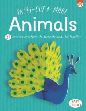 Press Out & Make Animals de Anton Poitier