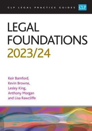 Legal Foundations 2023/2024 de Bamford