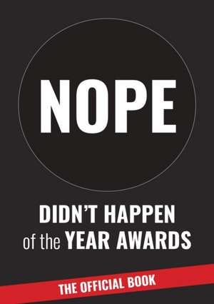 Didn't Happen of the Year Awards - The Official Book de Harry Barnes