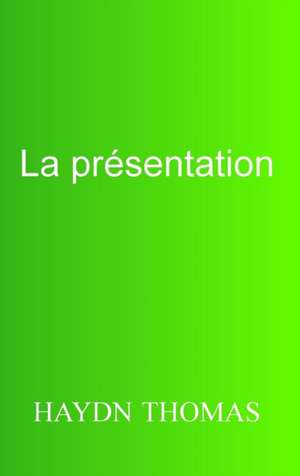 La presentation de Haydn Thomas