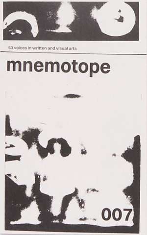 mnemotope 007 de Bog Bodies Press