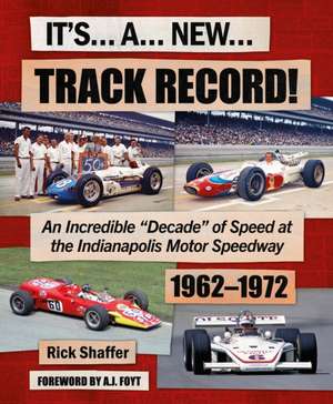 Its A New Track Record! de Rick Schaffer